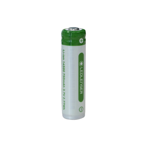 14500 Li-Ion rechargeable battery 750 mAh
