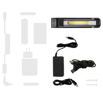 iW5R Flex USB cable, USB power adapter